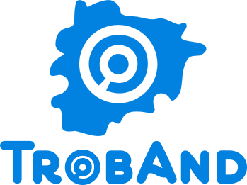 TROBAND Logo Blau